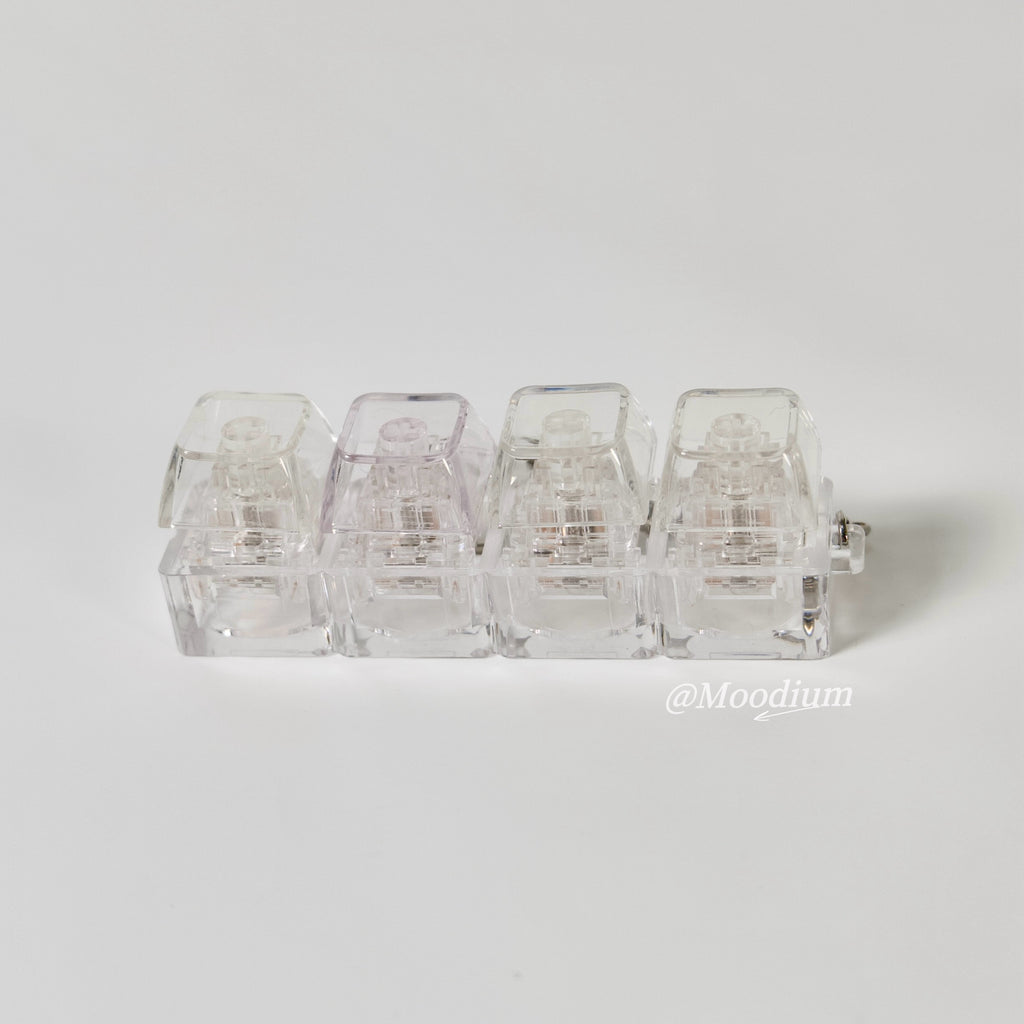 4피스 크리스탈 클리어 클릭 보드