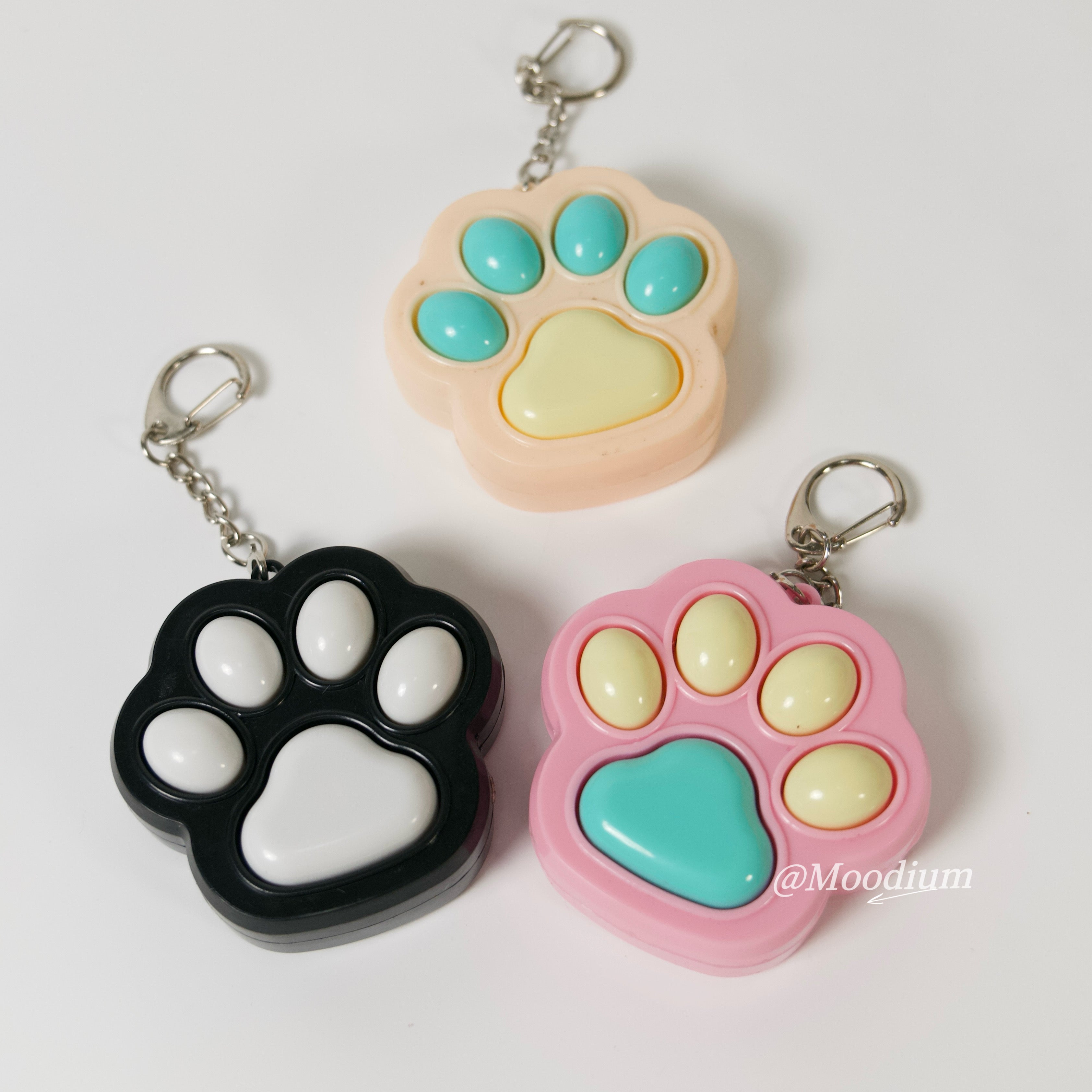 파스텔 고양이 발바닥 딸깍이